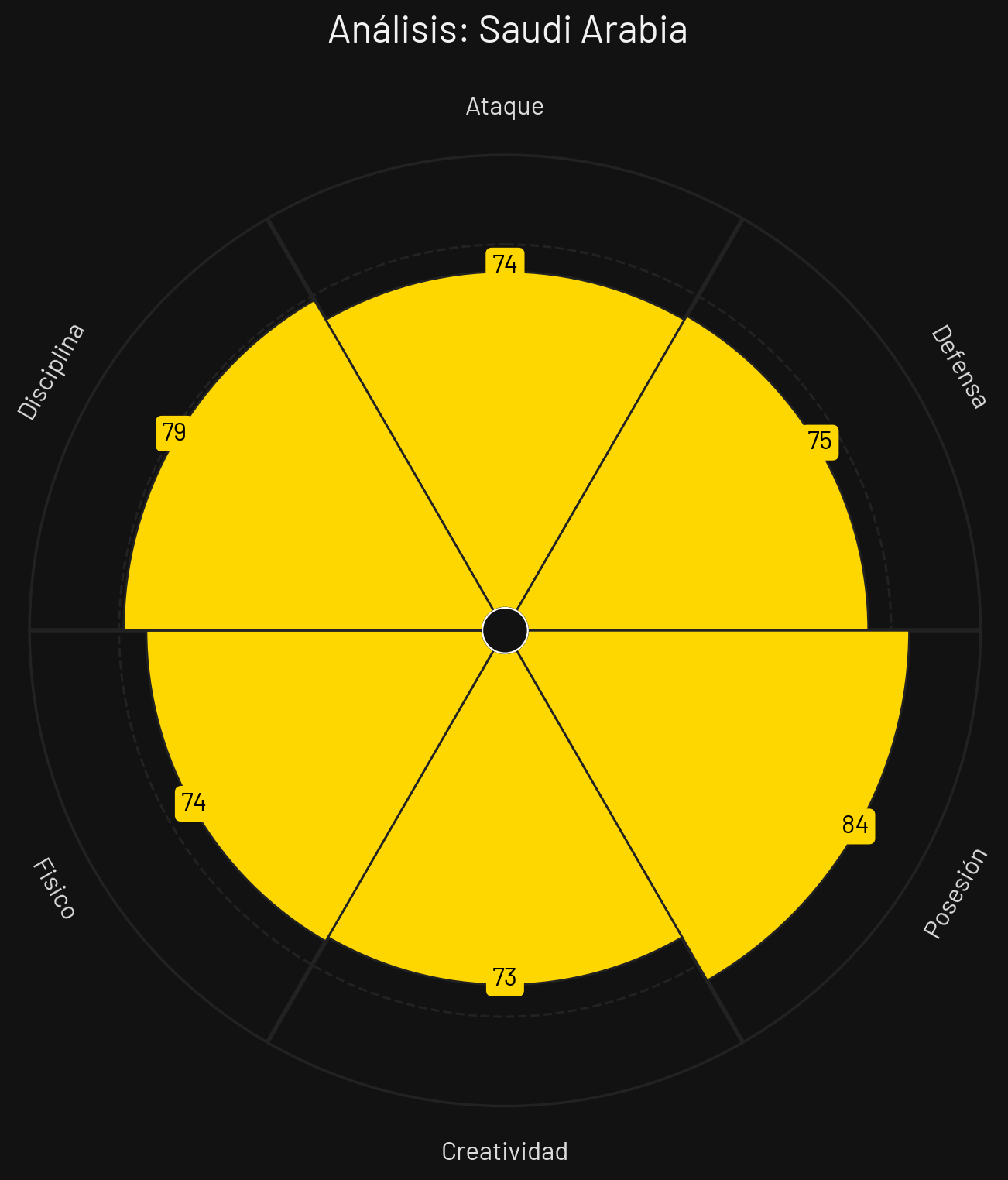 Perfil Táctico Arabia Saudí